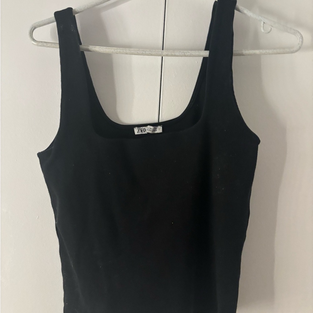 Zara Classic Black Tank Top